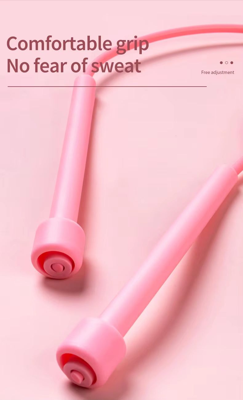Colorful Pen Holder Handle Rop Pvc Rope Skipping Light Kids Jump Rope
