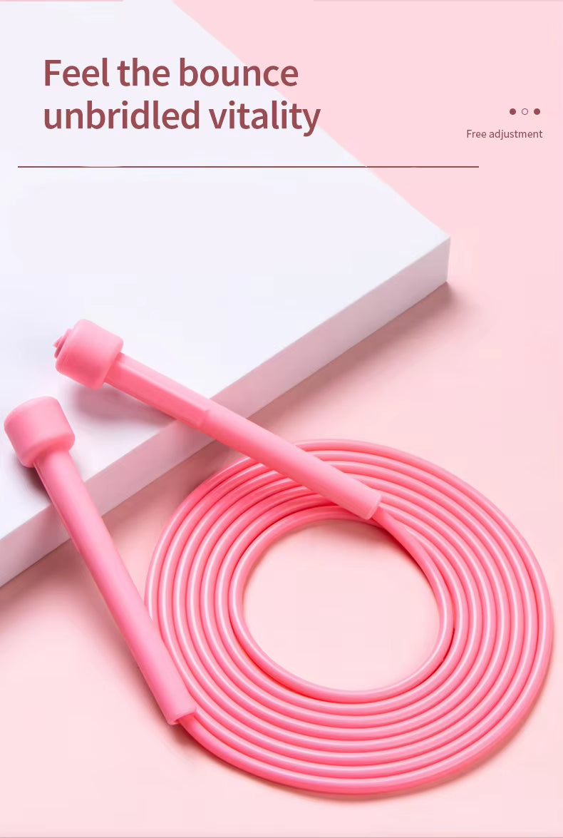 Colorful Pen Holder Handle Rop Pvc Rope Skipping Light Kids Jump Rope