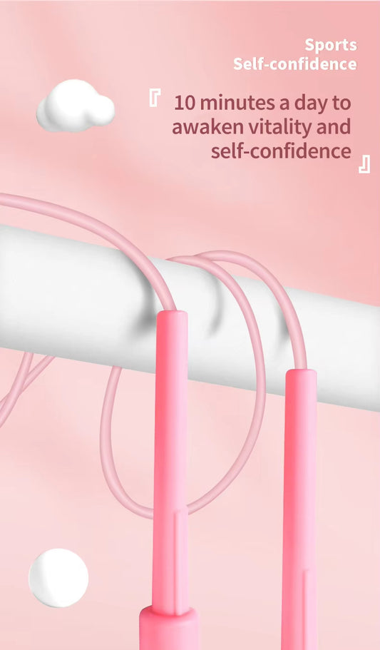 Colorful Pen Holder Handle Rop Pvc Rope Skipping Light Kids Jump Rope